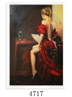 تابلو نقاشی ملودی قرمز - Image 3