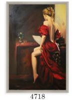 تابلو نقاشی ملودی قرمز - Image 4