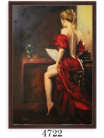 تابلو نقاشی ملودی قرمز - Image 6