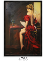 تابلو نقاشی ملودی قرمز - Image 7