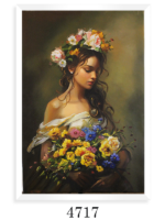 تابلو نقاشی الهه‌ی گل‌ها - Image 4