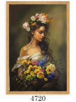 تابلو نقاشی الهه‌ی گل‌ها - Image 6