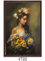 تابلو نقاشی الهه‌ی گل‌ها - Image 7