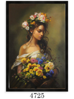 تابلو نقاشی الهه‌ی گل‌ها - Image 8