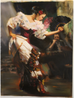 تابلو نقاسی رقص شعله‌ور